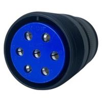 第一電子工業 MS非防水丸形 ケーブルレセプタクル ハンダ付け結線用コネクタ メス 7芯 D/MS3101A24-10S 1個（直送品）