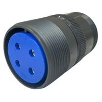 第一電子工業 MS非防水丸形 ケーブルレセプタクル ハンダ付け結線用コネクタ メス 4芯 D/MS3101A24-22S 1個（直送品）