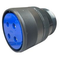 第一電子工業 MS非防水丸形 ケーブルレセプタクル ハンダ付け結線用コネクタ メス 4芯 D/MS3101A32-17S 1個（直送品）