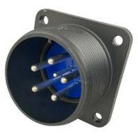 第一電子工業 MS非防水丸形 ボックスレセプタクル ハンダ付け結線用コネクタ オス 6芯 D/MS3102A20-17P 1個（直送品）