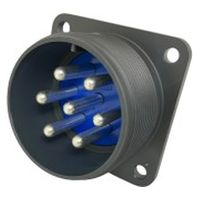 第一電子工業 MS非防水丸形 ボックスレセプタクル ハンダ付け結線用コネクタ オス 7芯 D/MS3102A24-10P 1個（直送品）