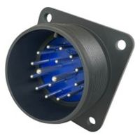 第一電子工業 MS非防水丸形 ボックスレセプタクル ハンダ付け結線用コネクタ オス 16芯 D/MS3102A24-7P 1個（直送品）