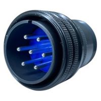 第一電子工業 MS非防水丸形 ストレートプラグ ハンダ付け結線用コネクタ オス 7芯 D/MS3106A24-2P 1個（直送品）