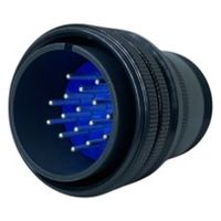 第一電子工業 MS非防水丸形 ストレートプラグ ハンダ付け結線用コネクタ オス 16芯 D/MS3106A24-5P 1個（直送品）