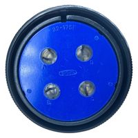 第一電子工業 MS非防水丸形 ストレートプラグ ハンダ付け結線用コネクタ メス 4芯 D/MS3106A32-17S 1個（直送品）