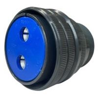 第一電子工業 MS非防水丸形 ストレートプラグ ハンダ付け結線用コネクタ メス 2芯 D/MS3106A32-5S 1個（直送品）