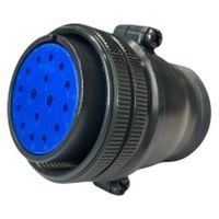 第一電子工業 MS非防水丸形 ストレートプラグ(分割シェル)  ハンダ付け結線用コネクタ メス 16芯 D/MS3106B24-7S 1個（直送品）