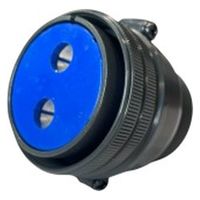 第一電子工業 MS非防水丸形 ストレートプラグ(分割シェル)  ハンダ付け結線用コネクタメス 2芯 D/MS3106B32-5S 1個（直送品）