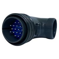 第一電子工業 MS非防水丸形 ライトアングルプラグ(分割シェル) ハンダ付け結線用コネクタ オス 16芯 D/MS3108B24-5P 1個（直送品）