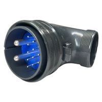 第一電子工業 MS非防水丸形 ライトアングルプラグ(分割シェル) ハンダ付け結線用コネクタ オス 14芯 D/MS3108B32-9P 1個（直送品）