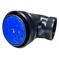 第一電子工業 MS非防水丸形 ライトアングルプラグ(分割シェル) ハンダ付け結線用コネクタ メス 31芯 D/MS3108B36-9S 1個（直送品）