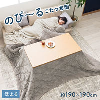 イケヒコ・コーポレーション アドオン 掛布団 グレー 190×190cm 1182270130111 1個（直送品）