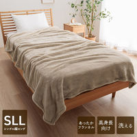 【2枚セット】無印良品　あったか綿　毛布・Ｓ　グレーベージュ 無印良品 あったか綿 毛布 S 140×200cm グレーベージュ 良品計画