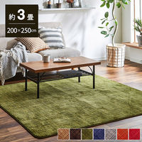 イケヒコ ノート 柄ラグ 2500×2000mm ブラウン 1271060063201 1枚（直送品）