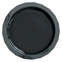 ナカジマ プレート 24cm L MUDDY プラスチック ブラック 409324 1個（直送品）