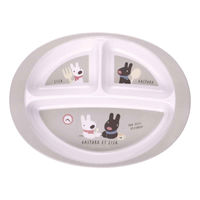 スケーター ランチプレート 26cm メラミン製 食器 キャラクター リサとガスパール 418178 1個（直送品）