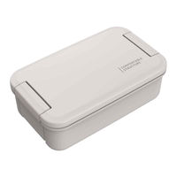 オーエスケー お弁当箱 コンフォータブル 550ml 1段 グレー 419212 1個（直送品）