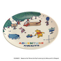 スケーター プレート 19cm メラミンパン皿 キャラクター プーさんアウトドア 426243 1個（直送品）