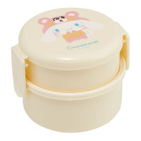 スケーター 弁当箱 2段 500ml 抗菌 丸型 キャラクター CNかぶりもの 426650 1個（直送品）