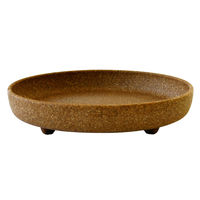 八幡化成 受け皿 エコプレート丸型 6号 木粉入り