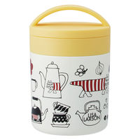 スケーター 弁当箱 300ml スープジャー 抗菌 保温保冷 デリカポット キャラクター リサラーソンキッチン 433987 1個（直送品）
