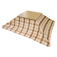 明和グラビア こたつ布団用上掛け 正方形 約30%節電 防水 抗菌 防カビ 190×190cm 442635 1個（直送品）