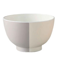 ナカジマ 汁椀 500ml 山中塗 MUSUBI 塗分け 内白 ピンク 450349 1個（直送品）