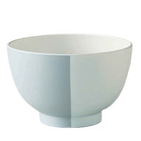 ナカジマ 汁椀 500ml 山中塗 MUSUBI 塗分け 内白 ブルー 450350 1個（直送品）