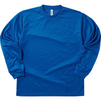 【長袖Tシャツ】トムス　glimmer 4.4oz ドライロングスリーブＴシャツロイヤルブルー S 00304 1枚