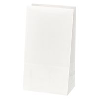 NF耐油角底袋 No.4 白無地 1袋（100枚入）