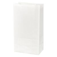 NF耐油角底袋 No.6 白無地 1袋（100枚入）