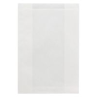 NF耐油ガゼットパック 特大 白無地 1箱（2000枚：100枚入×20袋）