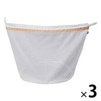 カワタキコーポレーション まるめてポイ 出し入れカンタン洗濯ネット ドット柄 1セット(3個)