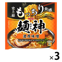 麺神 コク旨味噌 116g 1セット（1個×3） 明星食品