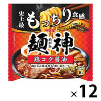 明星 麺神 鶏コク醤油 1セット（1個×12） 明星食品