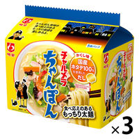 チャルメラ ちゃんぽん 5食パック 1セット（1個×3） 明星食品