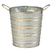 【園芸用品】Do LABO ブリキポット ダブルハンドル12 42987 1個