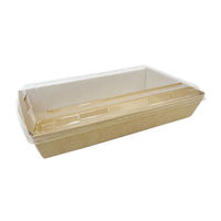 高津紙器 弁当容器 NB KT-208-大-クラフト 00000-0030 1ケース(600個(50個×12))（直送品）