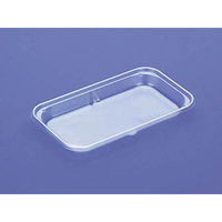 デンカポリマー 透明トレー TQ-16VN 00004873 1ケース(3000個(100個×30))（直送品）