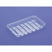 デンカポリマー 透明トレー TQ-51N 00065047 1ケース(3000個(100個×30))（直送品）