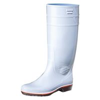 弘進ゴム 長靴 ザクタス Z-01 白 24.0cm 00145691 1点（直送品）