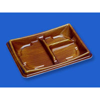 デンカポリマー 軽食容器 D’sプラスP23-16-E BW 00311640 1ケース(600個(50個×12))（直送品）