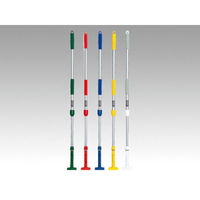 テラモト FXハンドル アルミ伸縮柄 ブルー 00357159 1点（直送品）