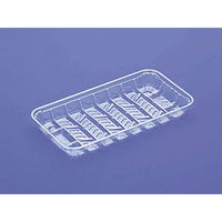 デンカポリマー 透明トレー TQ-200N 00404768 1ケース(2400個(100個×24))（直送品）