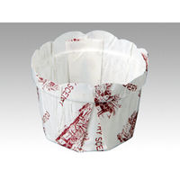 平野紙器 ケーキカップ フラワーポットφ43JP 田舎柄 00414568 1ケース(2400個(50個×48))（直送品）