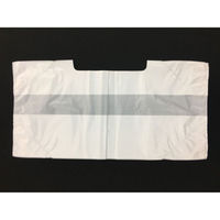 まつもと合成 レジ袋 外リップスカンジーバッグ 弁当用(LL) 無地 乳白 00415623 1ケース(1000個(100個×10))（直送品）