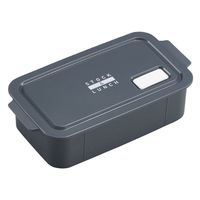 弁当容器 STOCK&LUNCH BOX STL-500 グレー 00416911 1ケース(30個(5個×6))（直送品）