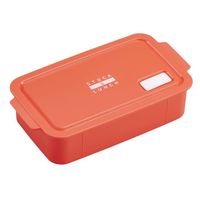 弁当容器 STOCK&LUNCH BOX STL-650 オレンジ 00416920 1ケース(30個(5個×6))（直送品）