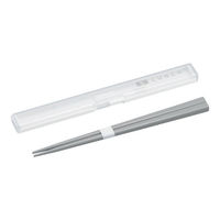 弁当小物 STOCK&LUNCH スリム箸箱セット HS-18 ホワイト 00416921 1ケース(200個(5個×40))（直送品）