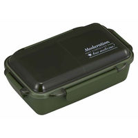 弁当容器 カームカラー ランチボックス PCD-500 カーキ 00417342 1ケース(30個(5個×6))（直送品）